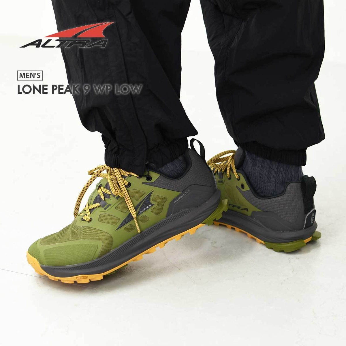 ALTRA [アルトラ] LONE PEAK 9 WP LOW M [AL0A85PM] ローンピーク 9 
