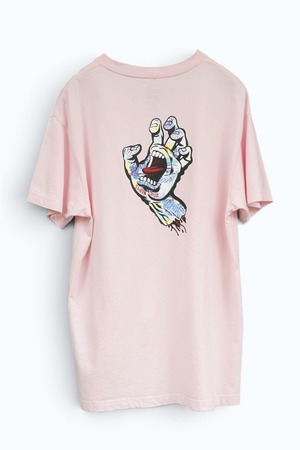 SANTA CRUZ Screaming Hand Tシャツ ピンク XL