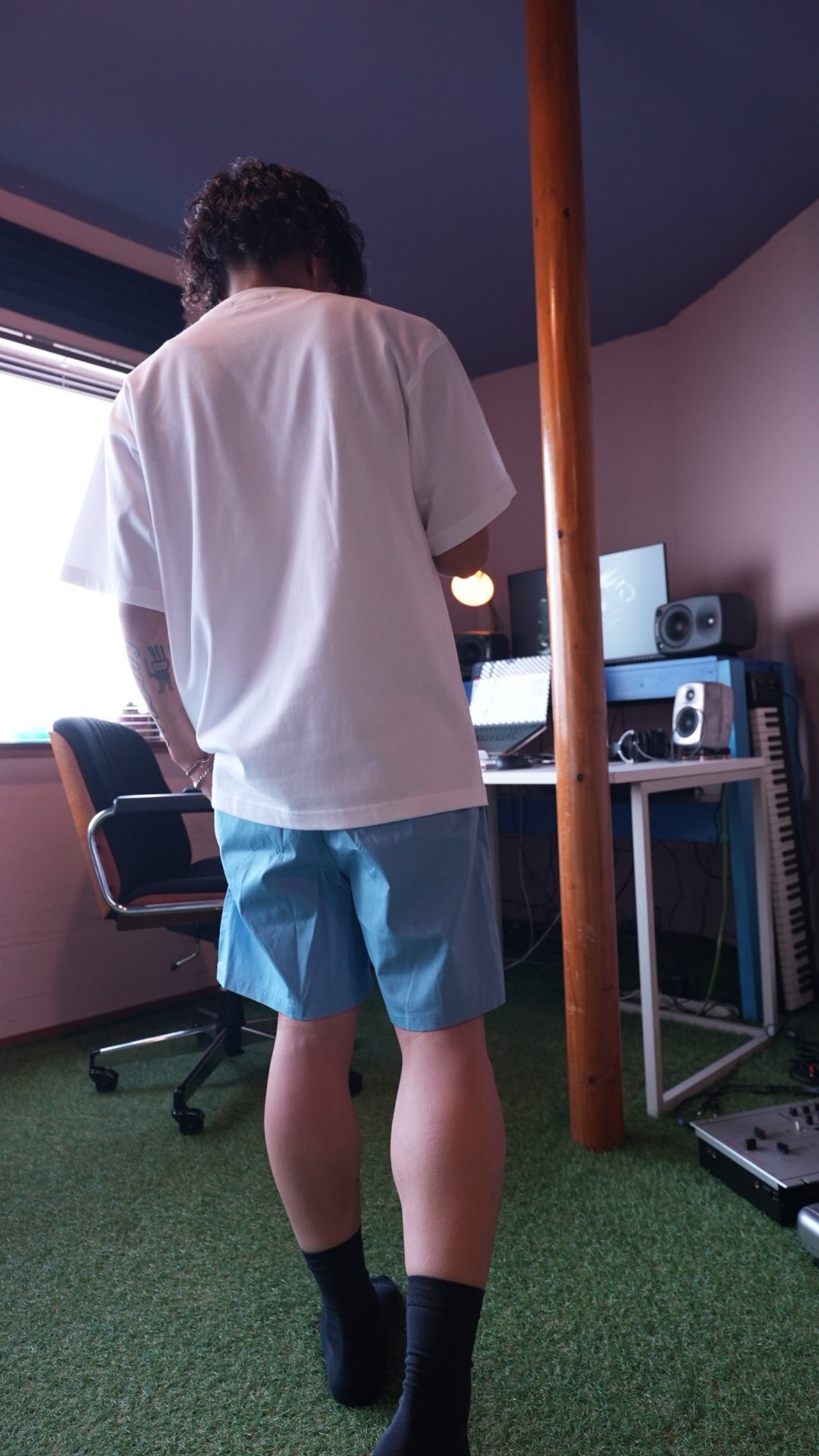 Logo Light Weight Shorts [SKYBLUE]