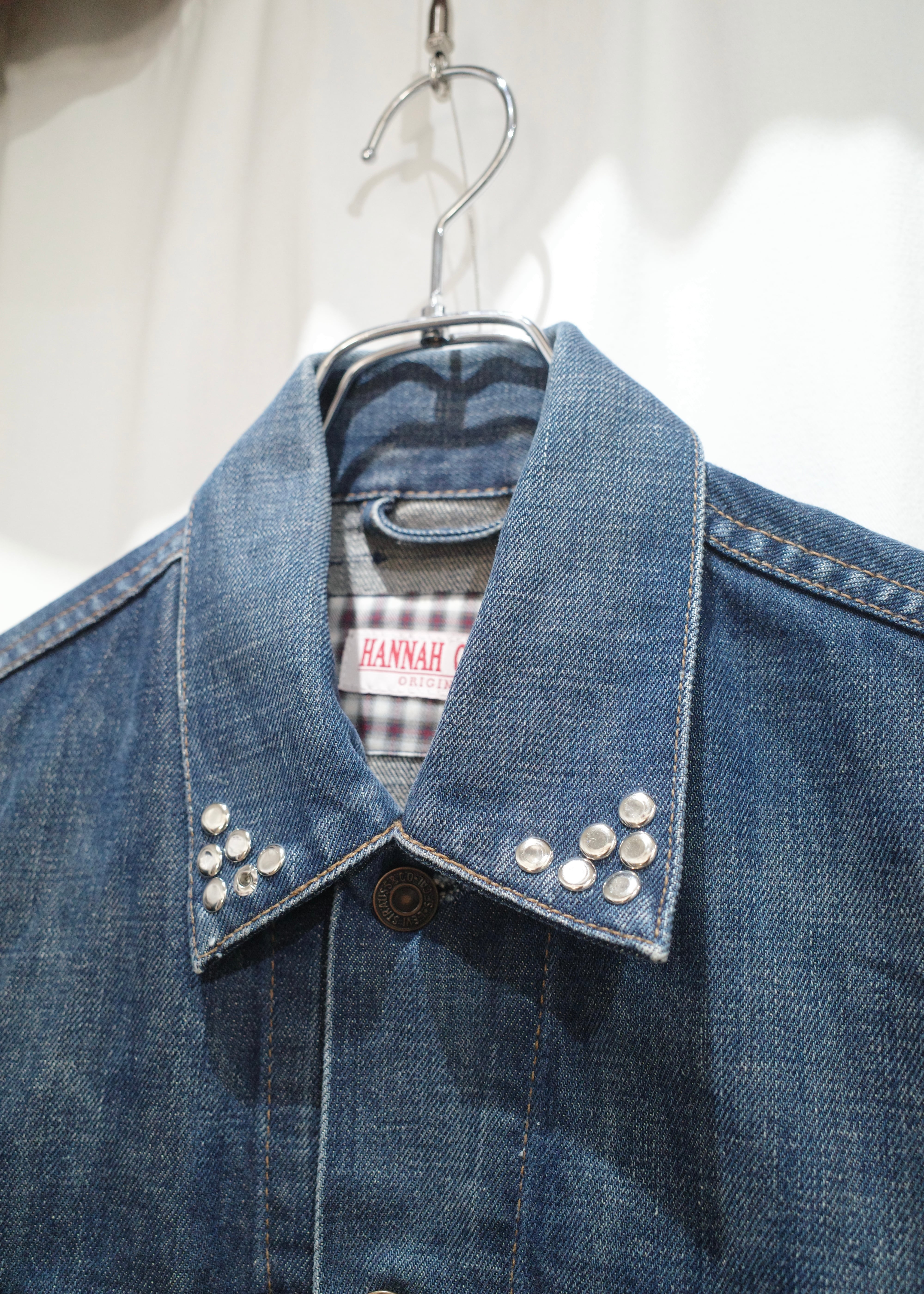 HANNAH CREAK Studded Denim Jacket | HOME