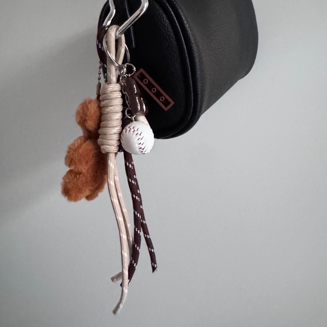 ベースボールベアチャーム