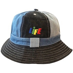 CANDY LOGO MULCH DENIM METRO HAT / LIFEdsgn