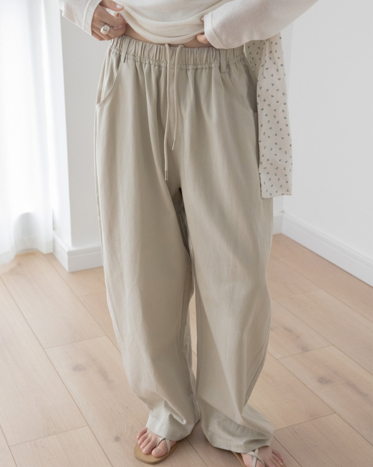Loose relax wide leg Pants T20066