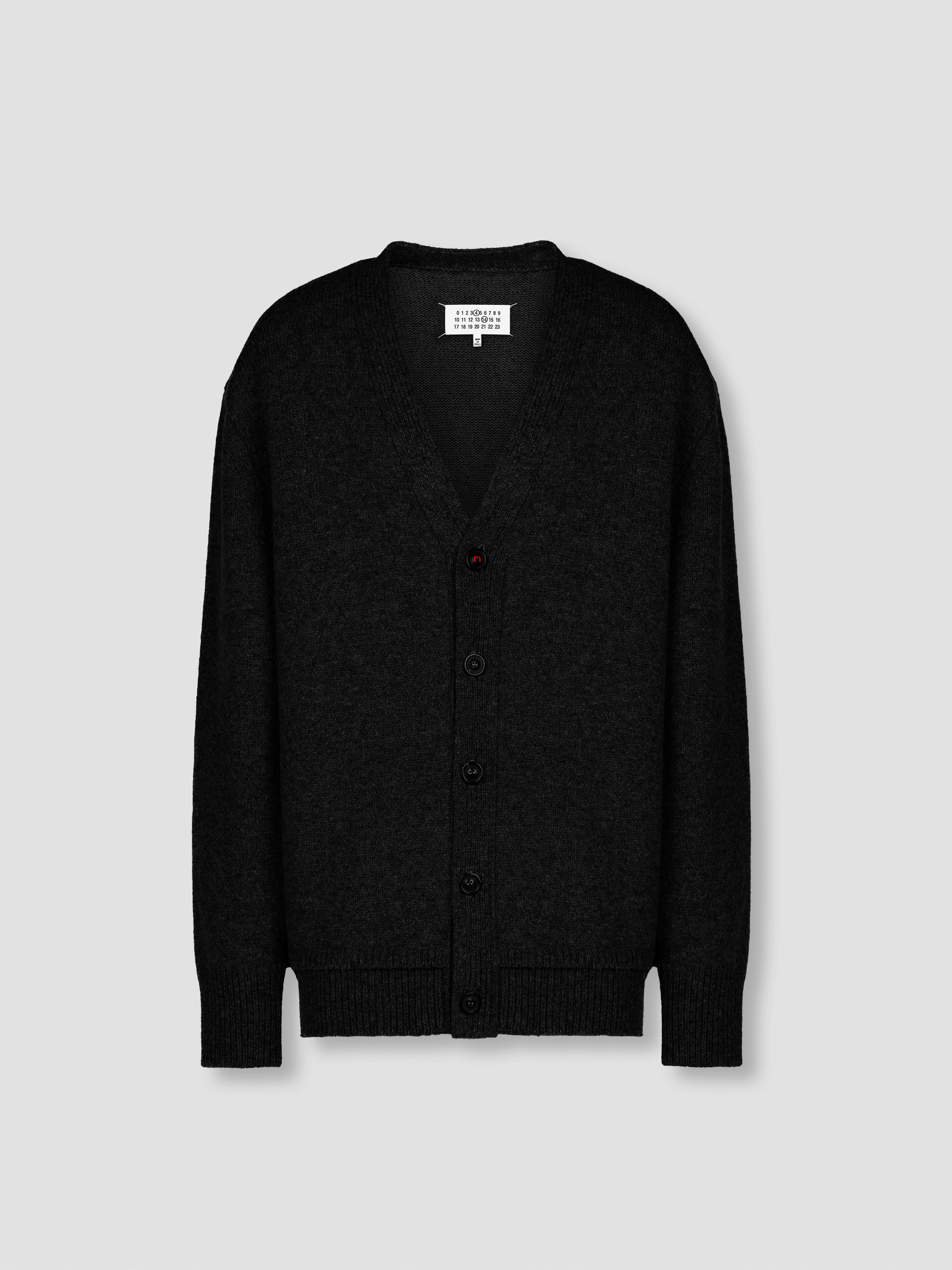 MAISON MARGIELA CARDIGAN BLACK SI1GP0003 | BEST PACKING STORE 