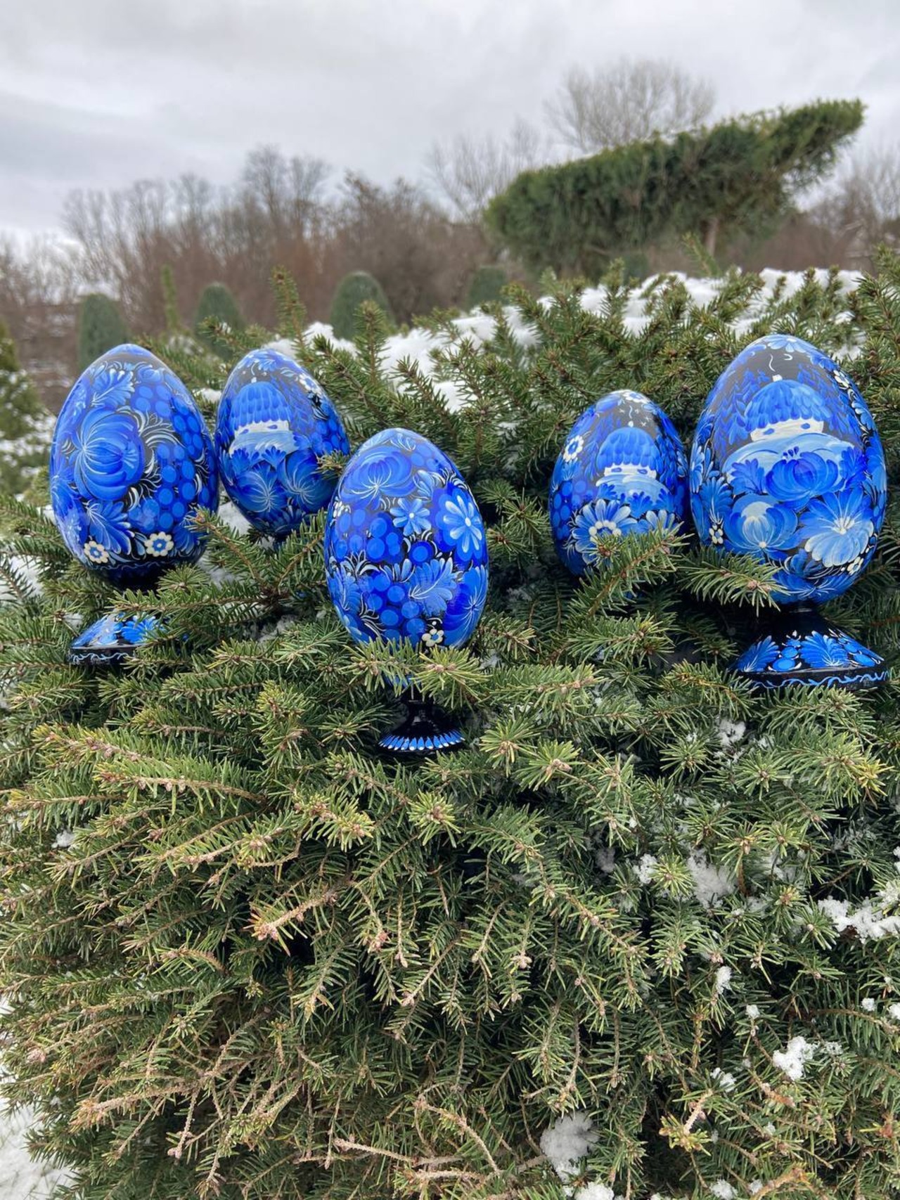 プィサンカ・土台付き（イースター・エッグ）13 cm（ホロベッツ作） - 11