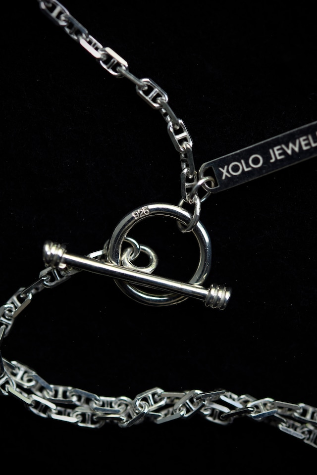 Utah／”XOLO JEWELRY”925silver／ Tiny Solid Anchor Link Necklace