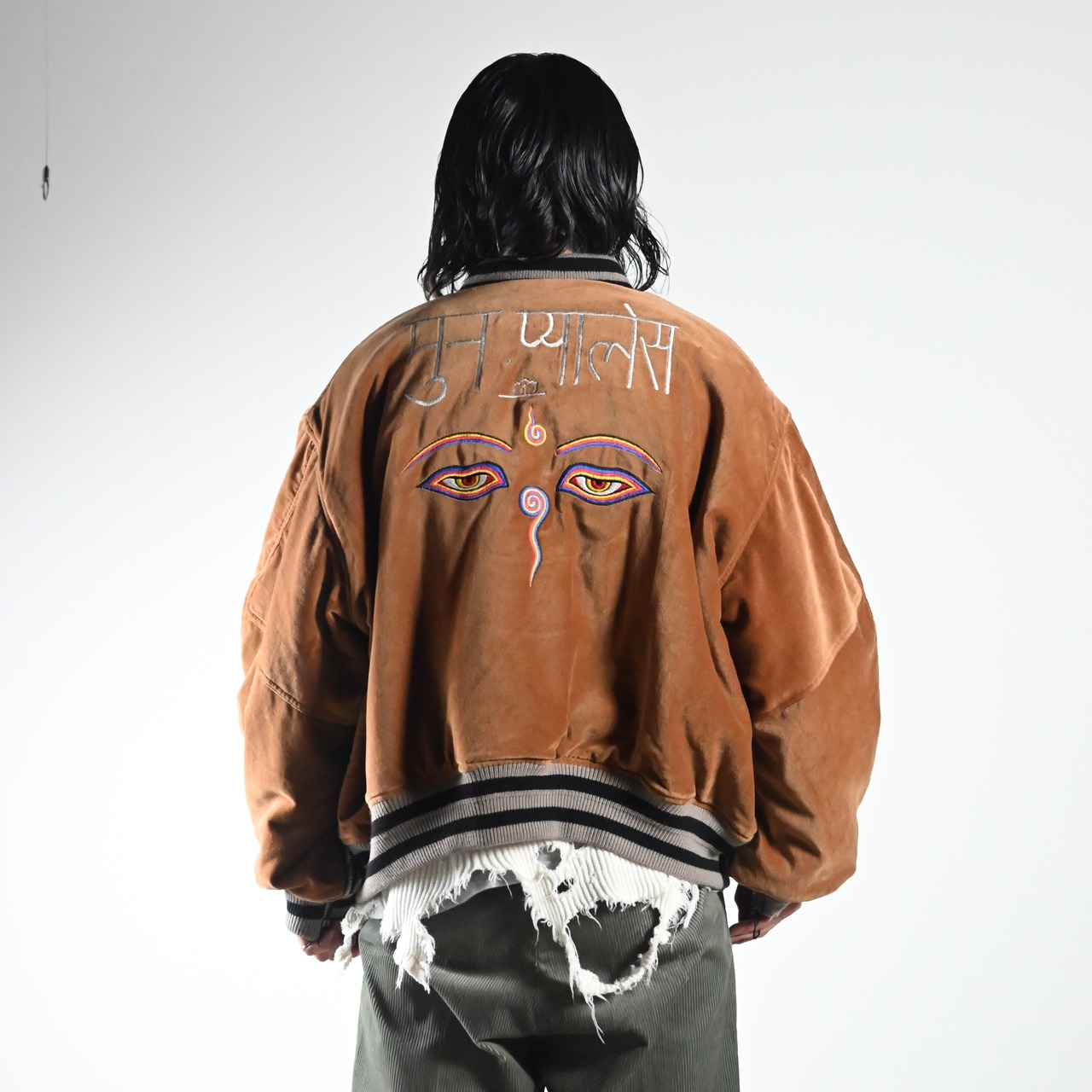 LEH26AW新作Embroidery SKA Reversible Blousonコーディネート2