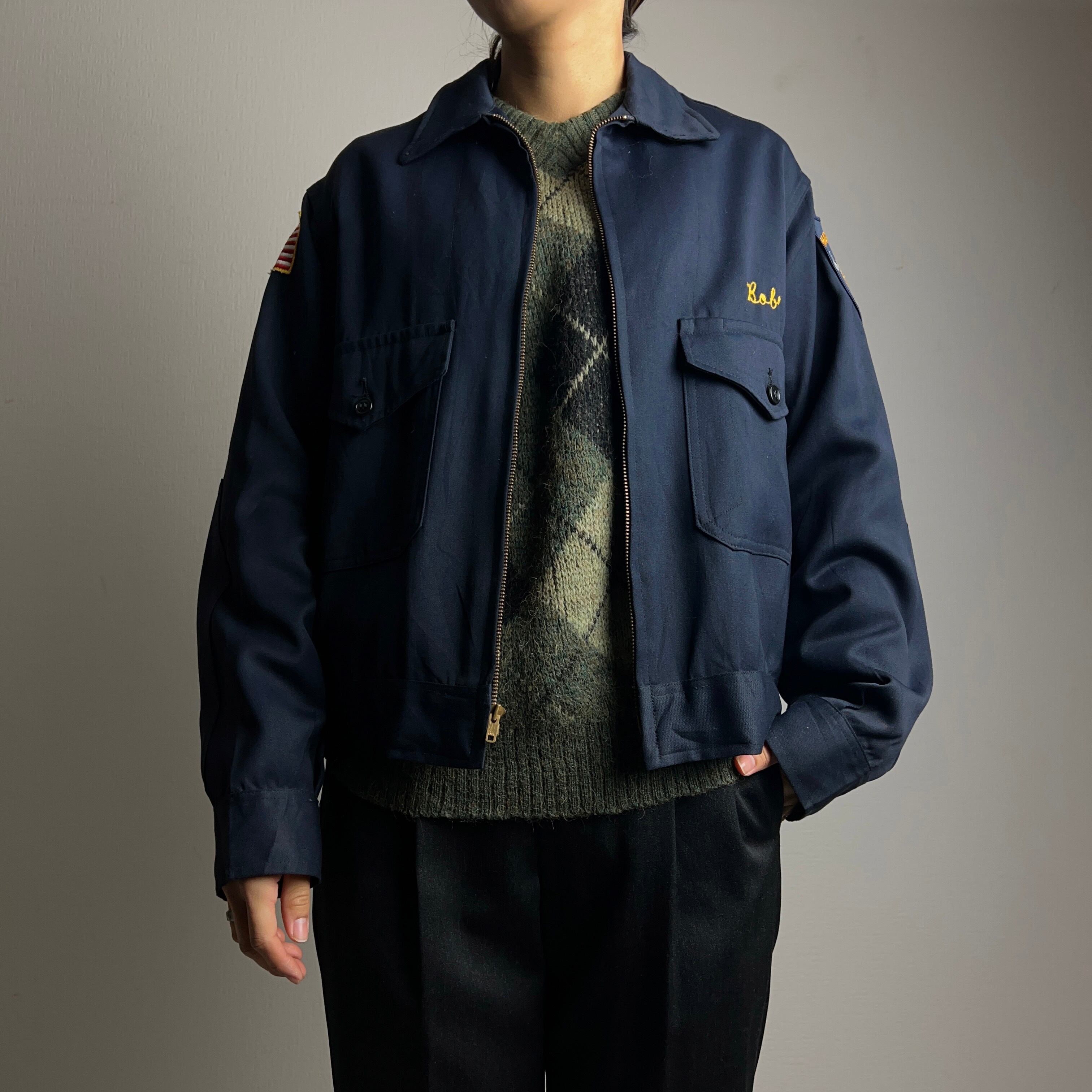 60's Gabardine Work Jacket 60年代 ワークジャケット ブルゾン 60's Gabardine Work Jacket 60年代 ワークジャケット ブルゾン