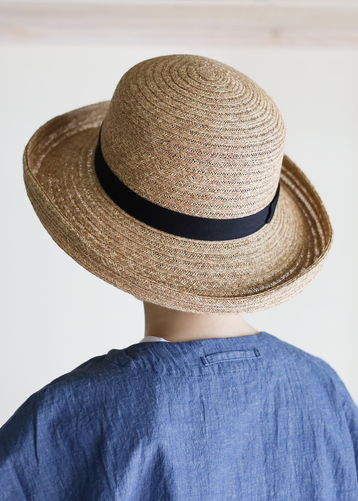 石田製帽 - 洗えるラフィアブレードミックス ソフトハット - Natural
