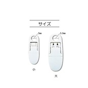 KIYOHARA サンコッコー フィッシュクリップ 丸ひも用 大 2個入り 黒 SUN90-105 ブラック