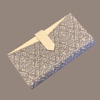 絣財布　シルク財布　財布　軽い財布　春財布　絹　着物　絣