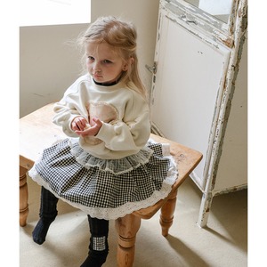 「予約販売」冬チェック柄ワンピース