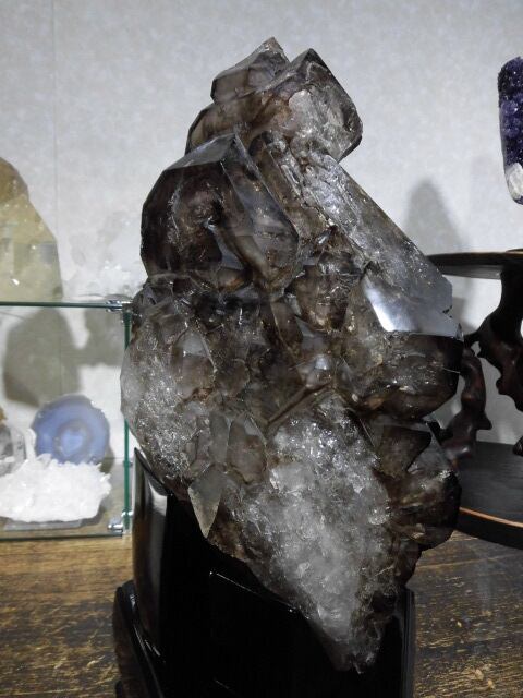 【送料無料】【高品質】14kg 特大ブラジル産ジャカレー水晶（アリゲータークオーツ）　no.6