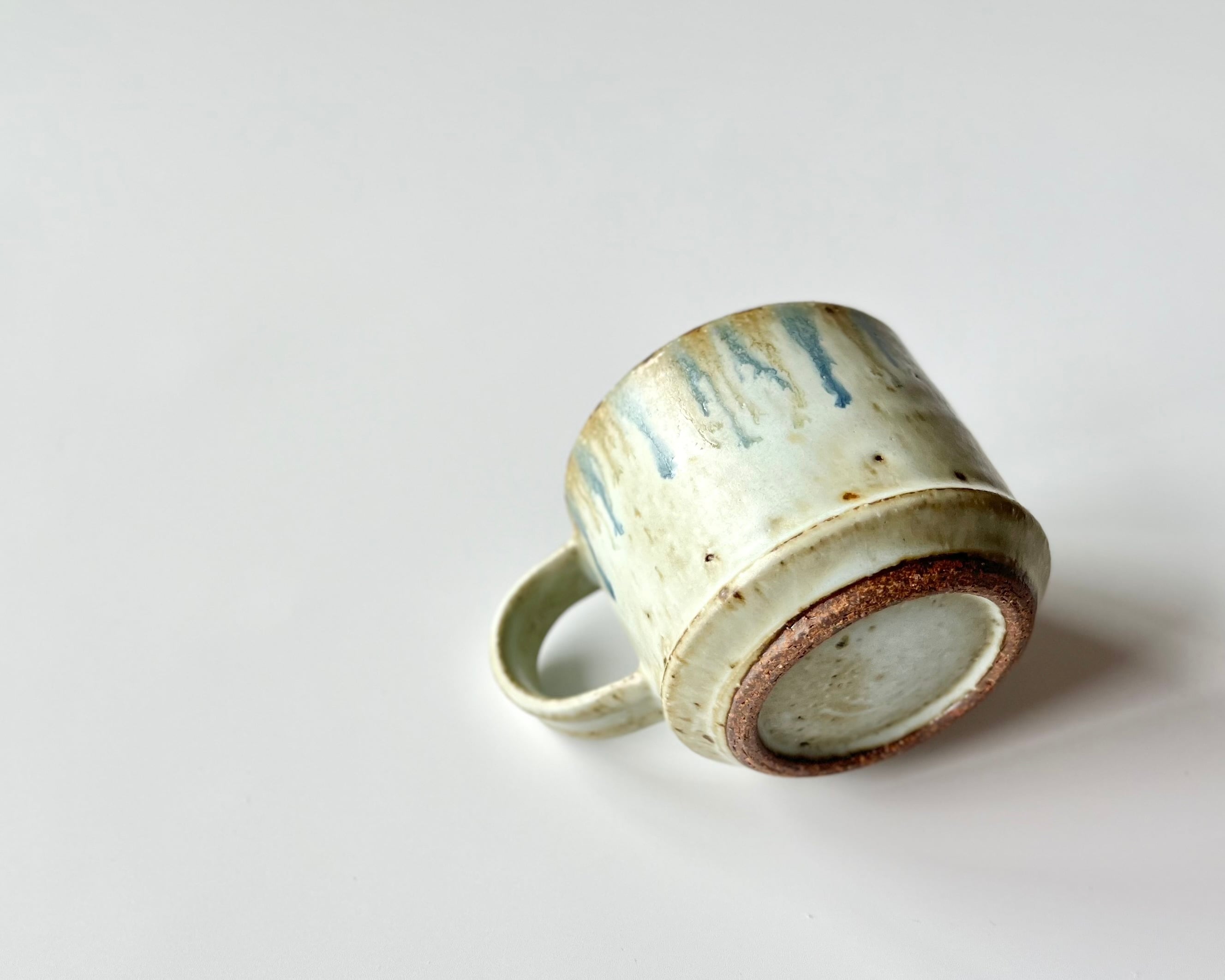 マグカップ ホワイト ストレート 笠間焼 / 鈴木 慎一（しののめ窯