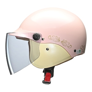 【公式】Street Alice QJ-3　セミジェットヘルメット　パールピンク