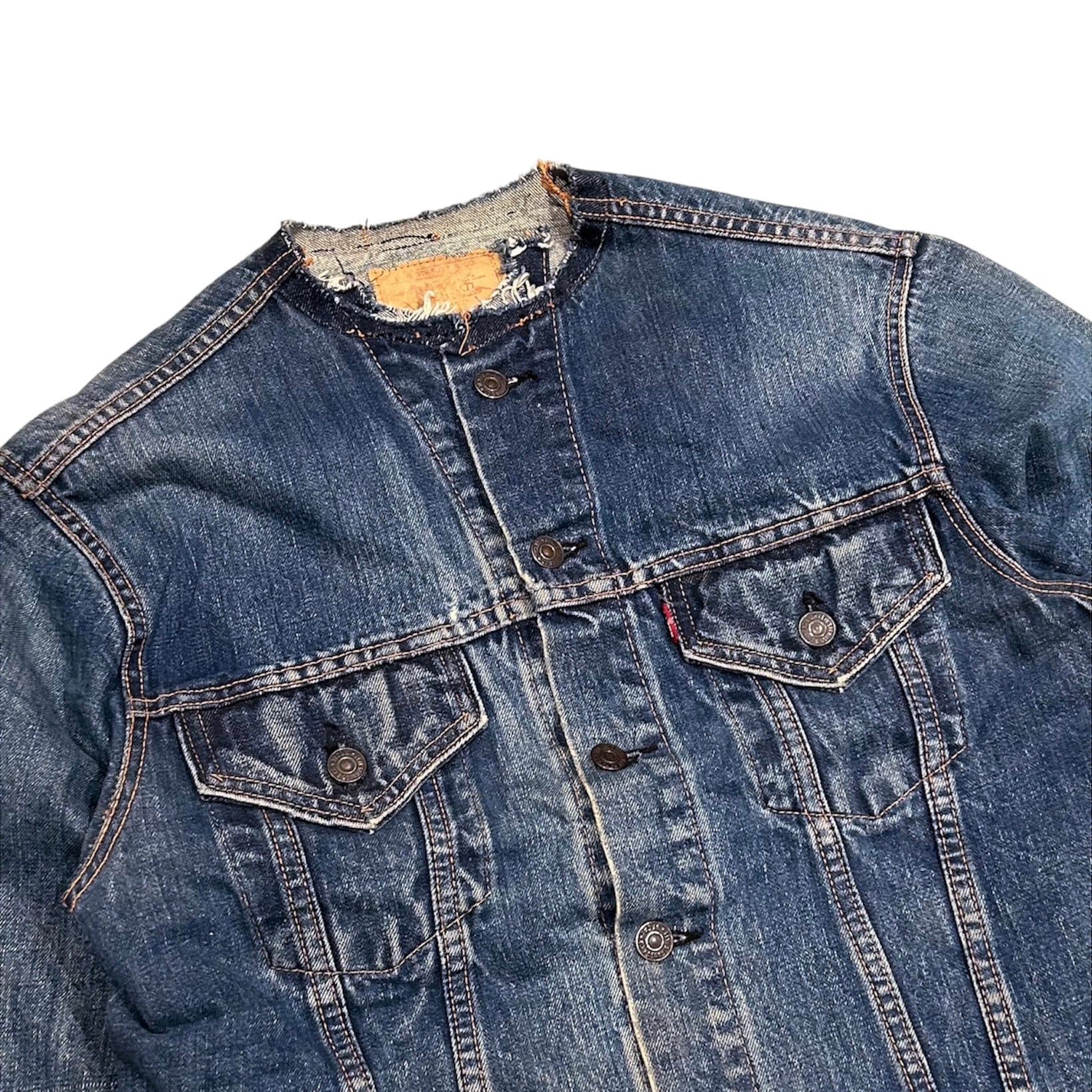 60-70's Levi's 70505 BigE Cut Off Denim Jacket 42 / リーバイス 