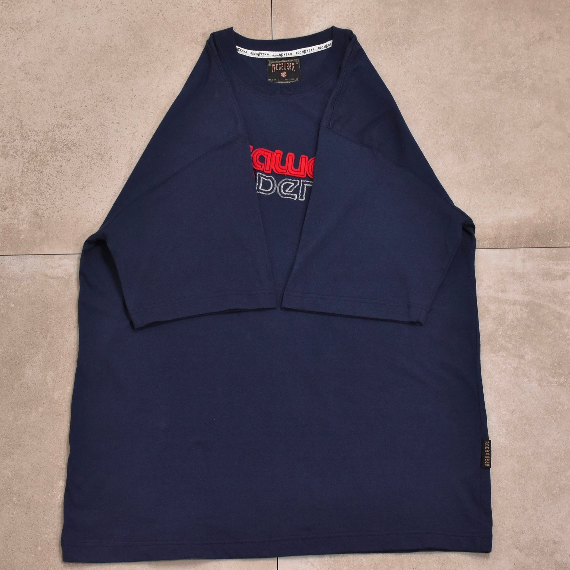90s～ Rocawear logo embroidery T-shirt | 古着屋 grin days