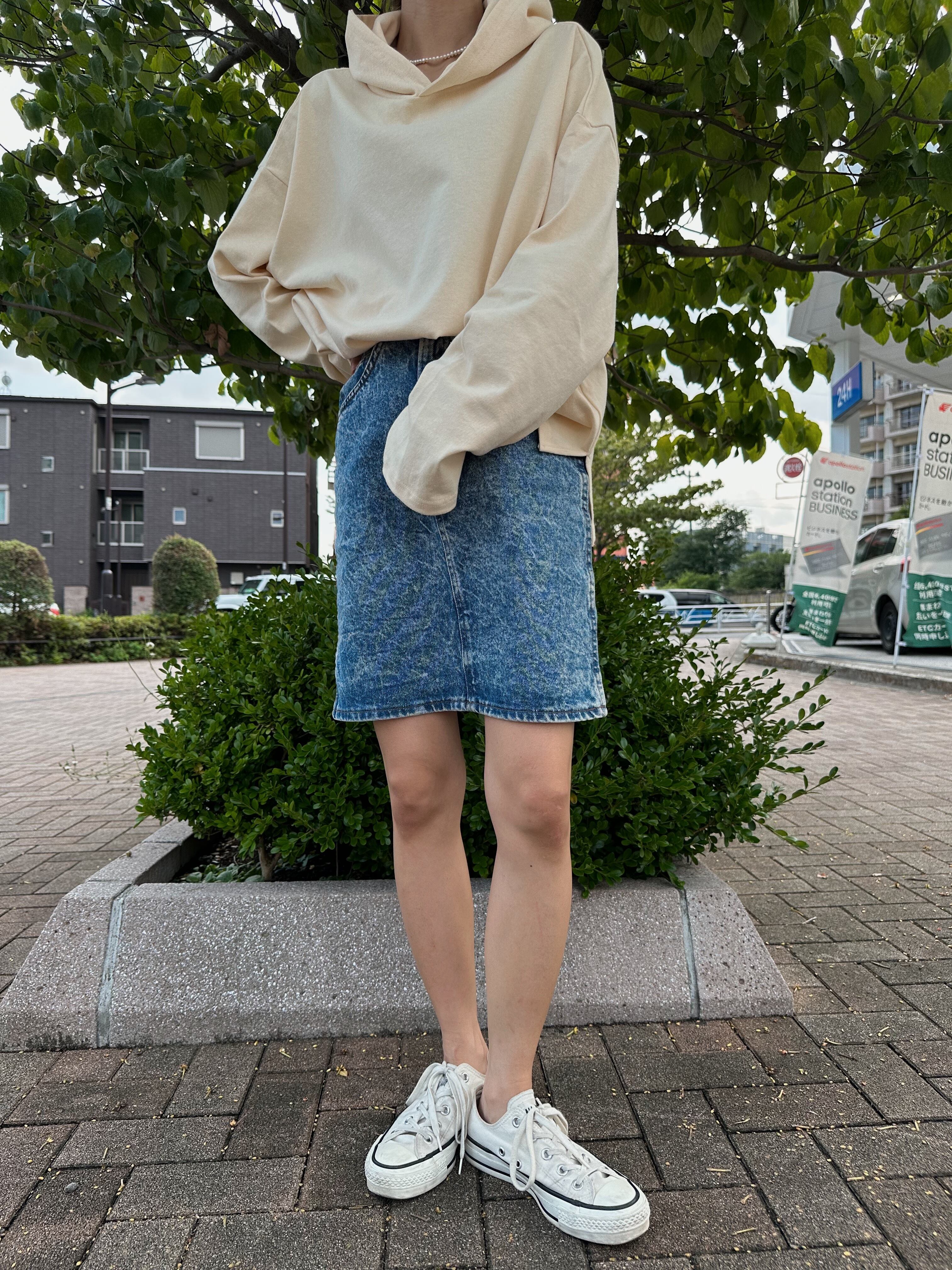 （SK028）Denim mini skirt made in USA