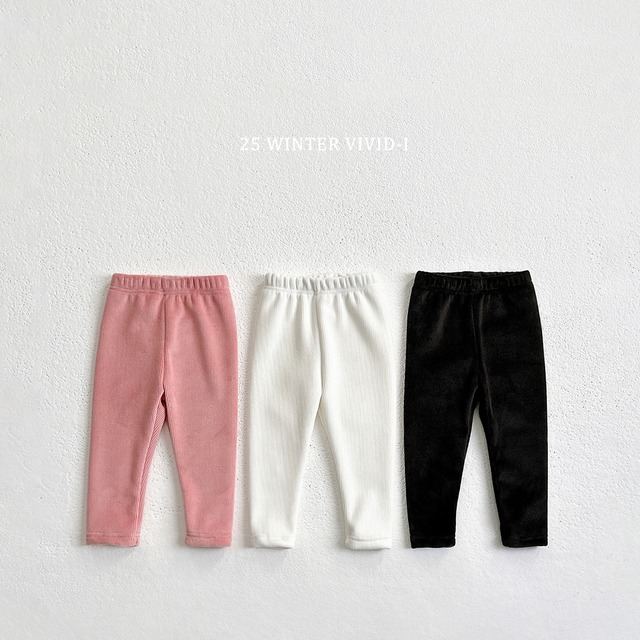 thick ribbed leggings【VIVID】※12月下旬〜1月上旬発送予定
