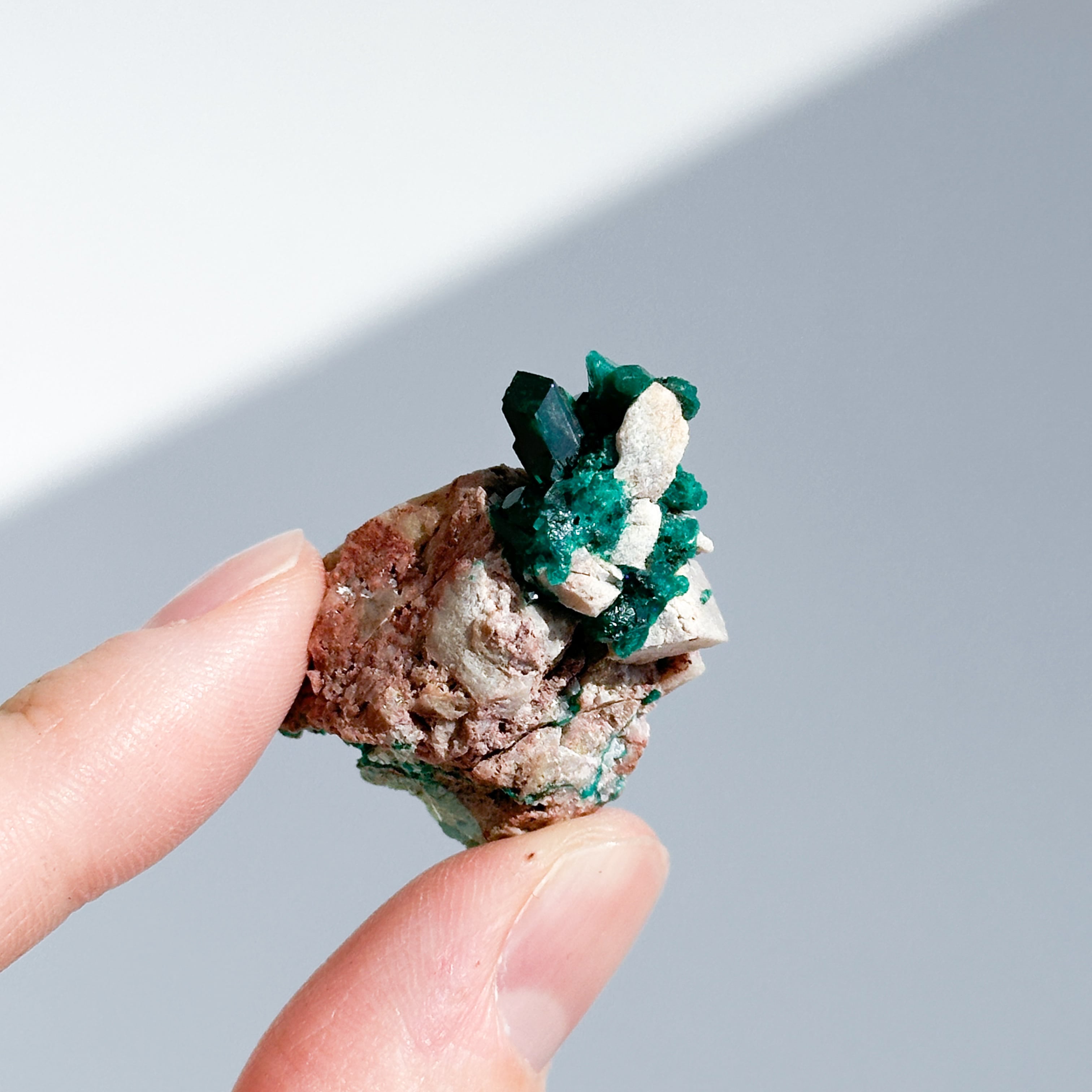 ダイオプテーズ A6 鉱物 標本 原石 ダイオプテーズ 原石15◇Dioptase◇パワ ーストーン・天然石・鉱石