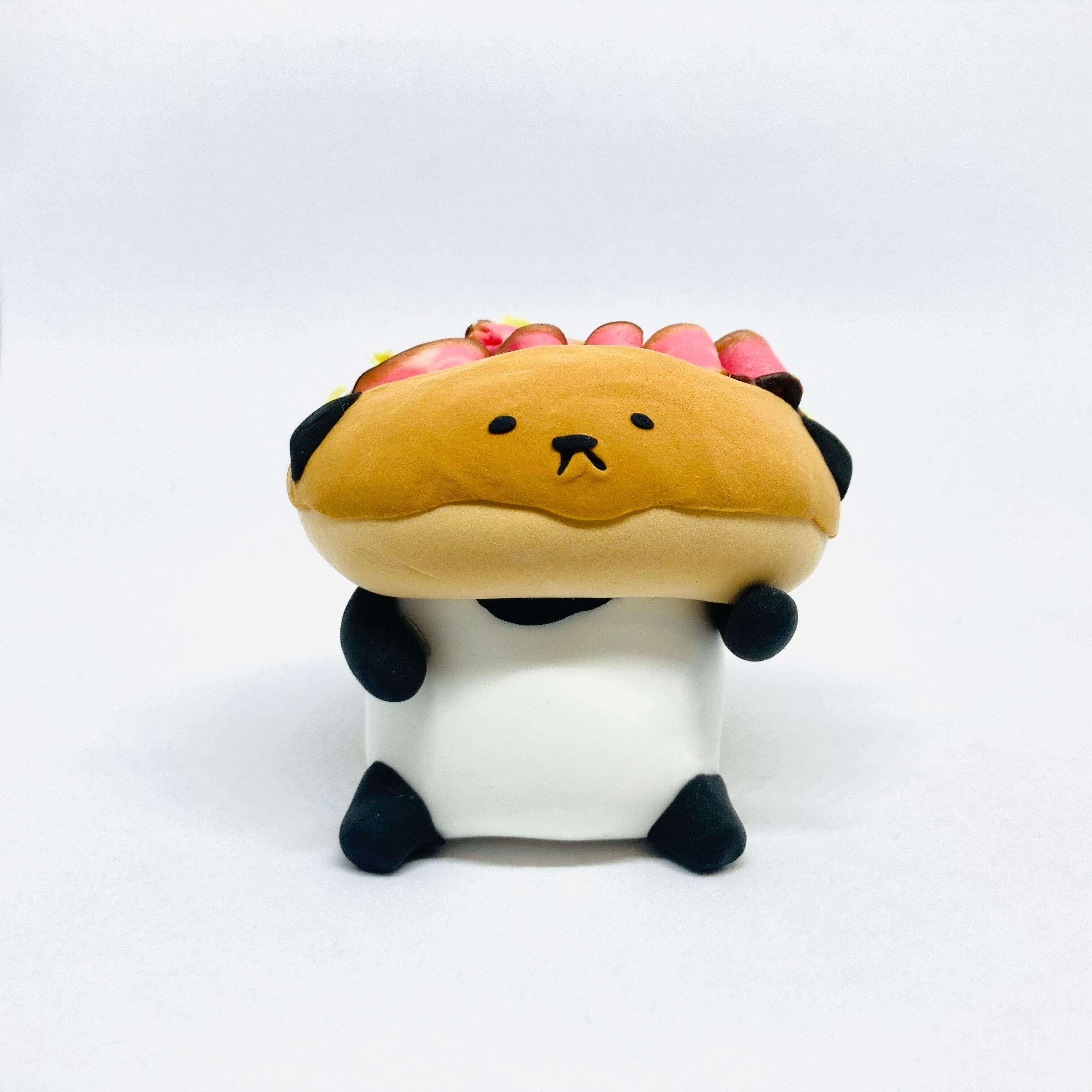 ローストビーフコッペパンダ / 紙粘土 / カトコト