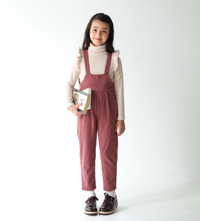 バッククロスサロペットパンツ<Pink>