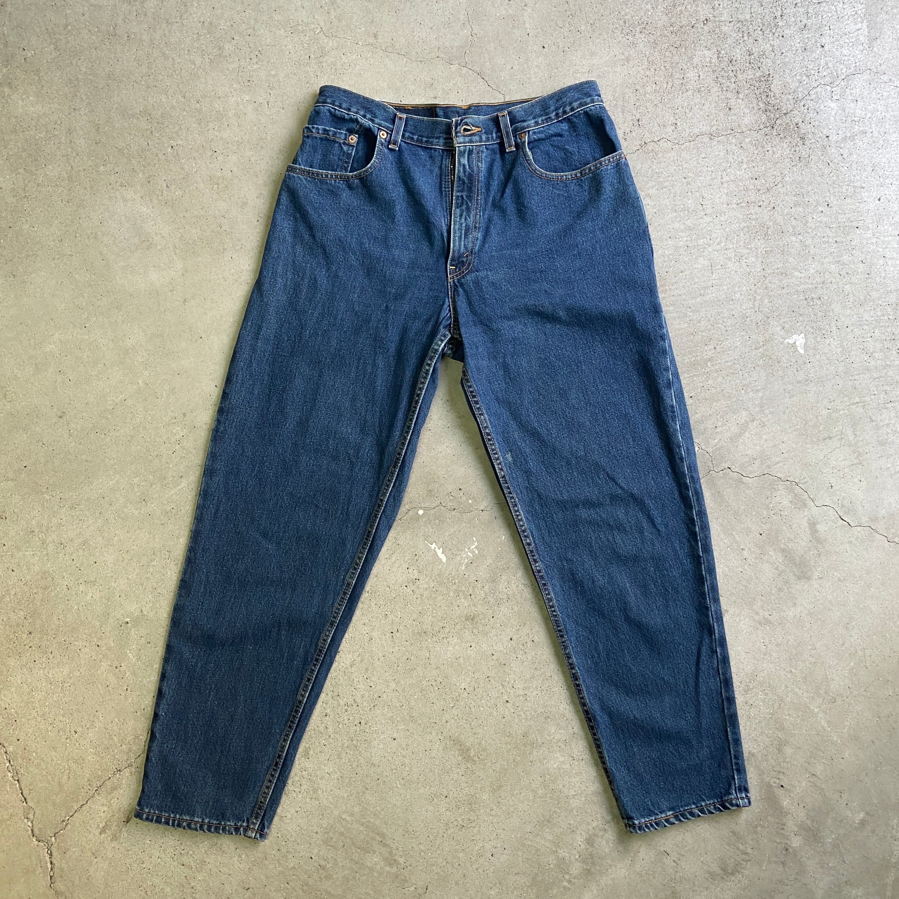 Levi's 2000年代 バギーデニムバギーパンツワイドデニムワイドパンツ USA製 00年代 Levi's リーバイス 560 ワイド バギー テーパード デニム