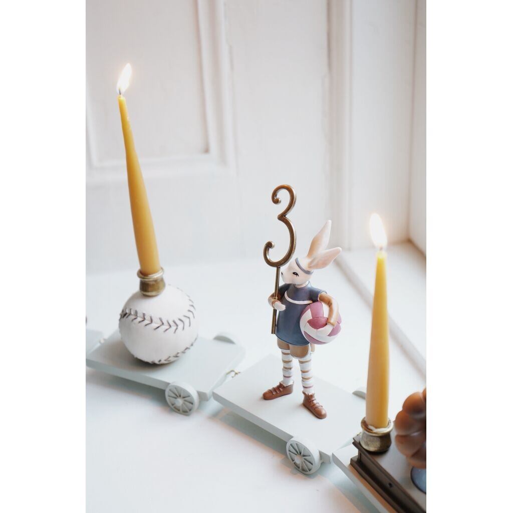 Konges Sløjd】20 PACK BIRTHDAY TRAIN CANDLES | yonka