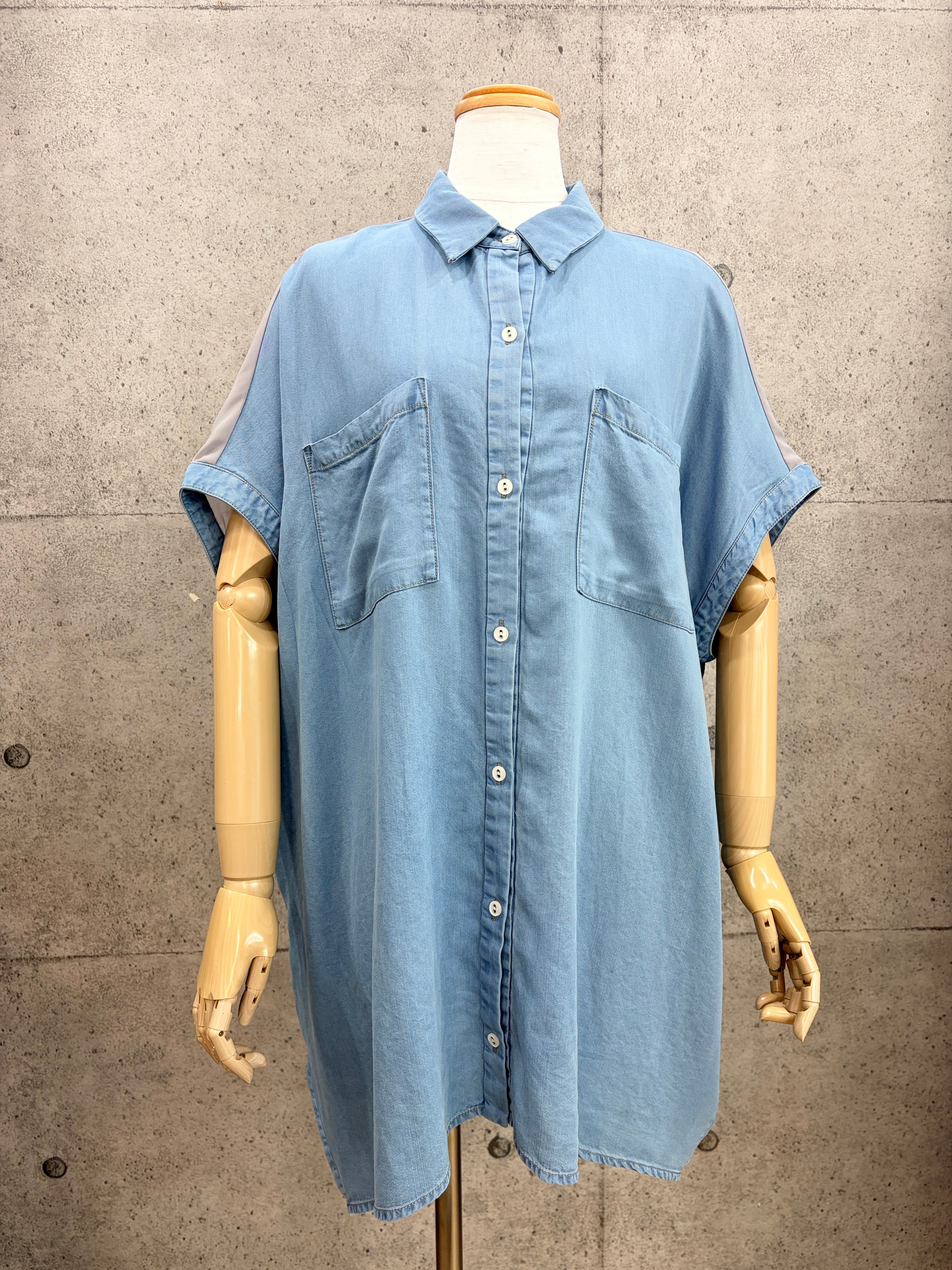 30％OFF SALE!!】CYNICAL(シニカル)テンセルデニム×ジョーゼットロング