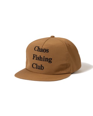 CHAOS FISHING CLUB LOGO CAP KHAKI