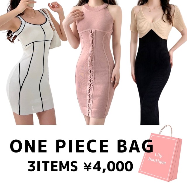 【数量限定】ONE PIECE BAG♡  (3点入り)