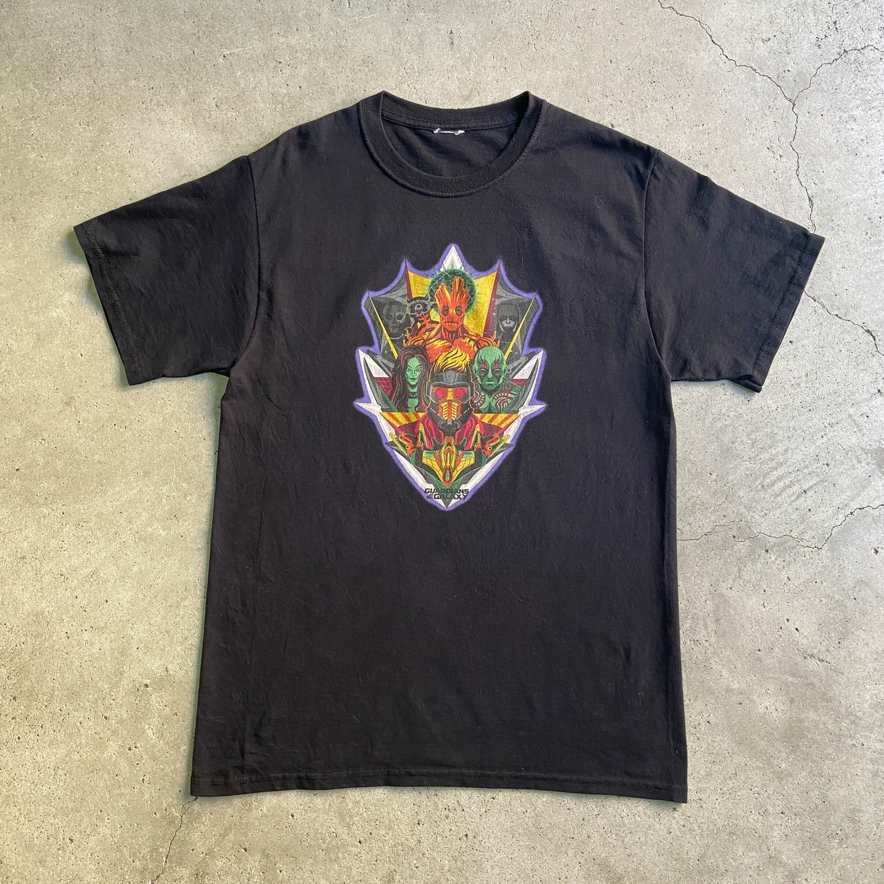 GUARDIANS OF THE GALAXY キャラクタープリントTシャツ メンズL相当 