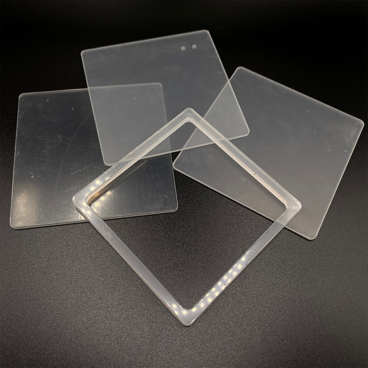 【素材】水入りオブジェ用アクリル板・3セット【レシピあり】