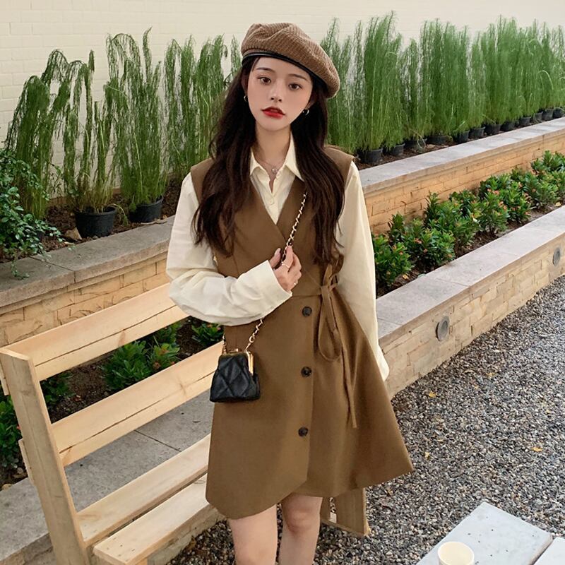 ドレス スプリングオータムスカート ロング 春物 秋物 試着室30744038968