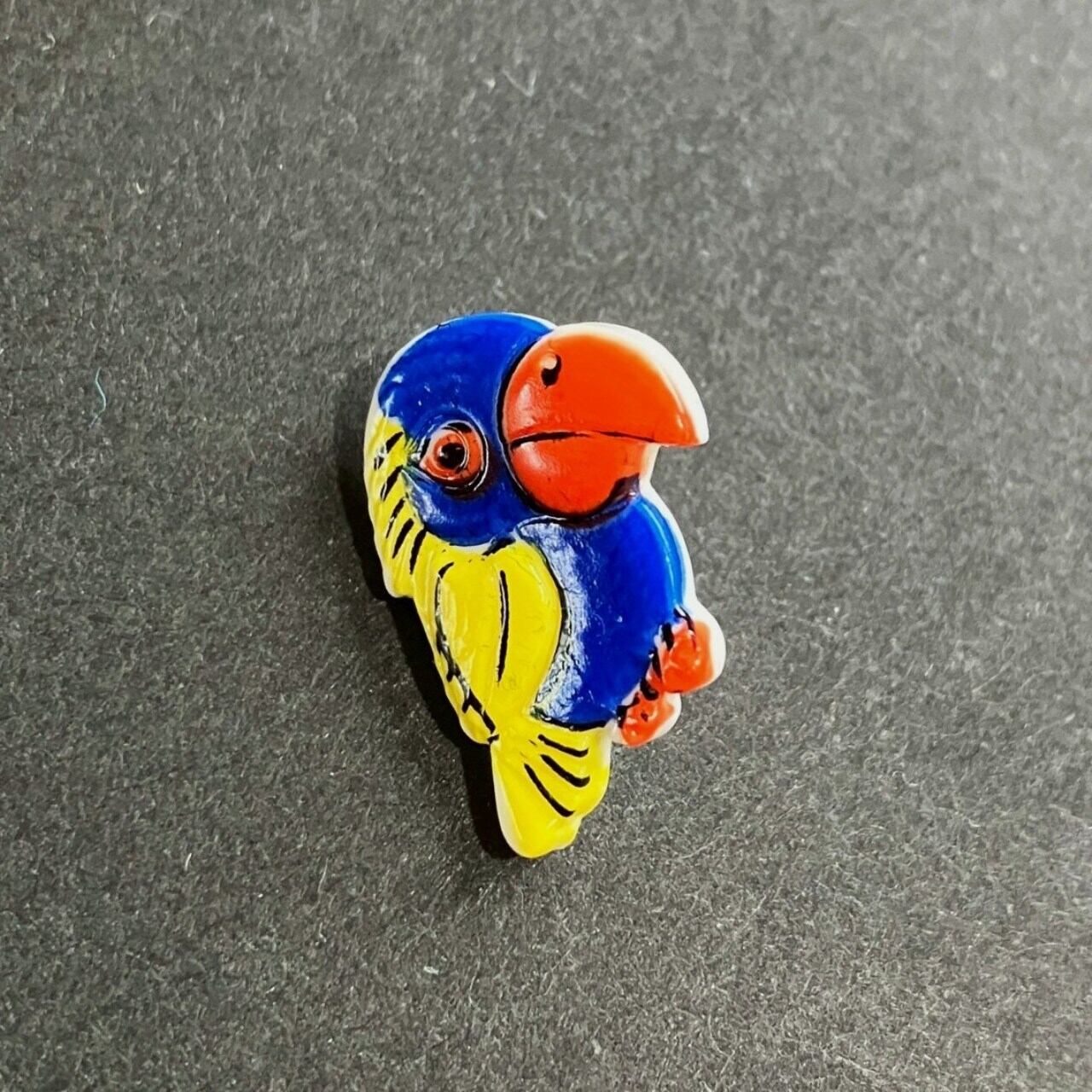 レトロ オウムボタン3P Φ1.6 ドイツヴィンテージ