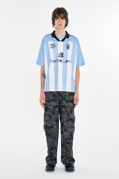 ☆aespa カリナ 着用！！【BAUF】Bサッカー ユニフォーム 半袖 Tシャツ
