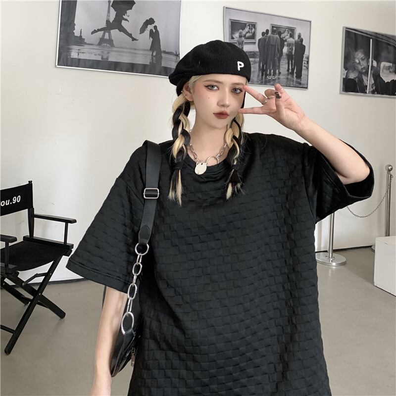 スタイルサマーカジュアルTシャツ ルーズ ストリート かわいい 夏物 ケッペル44311957678