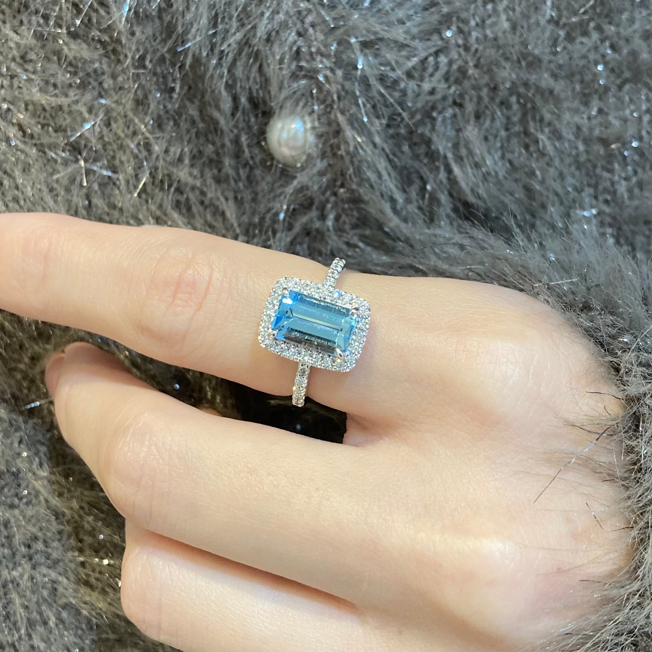 売約済み】 Pt900 アクアマリン リング＜Collection｜2025-2026