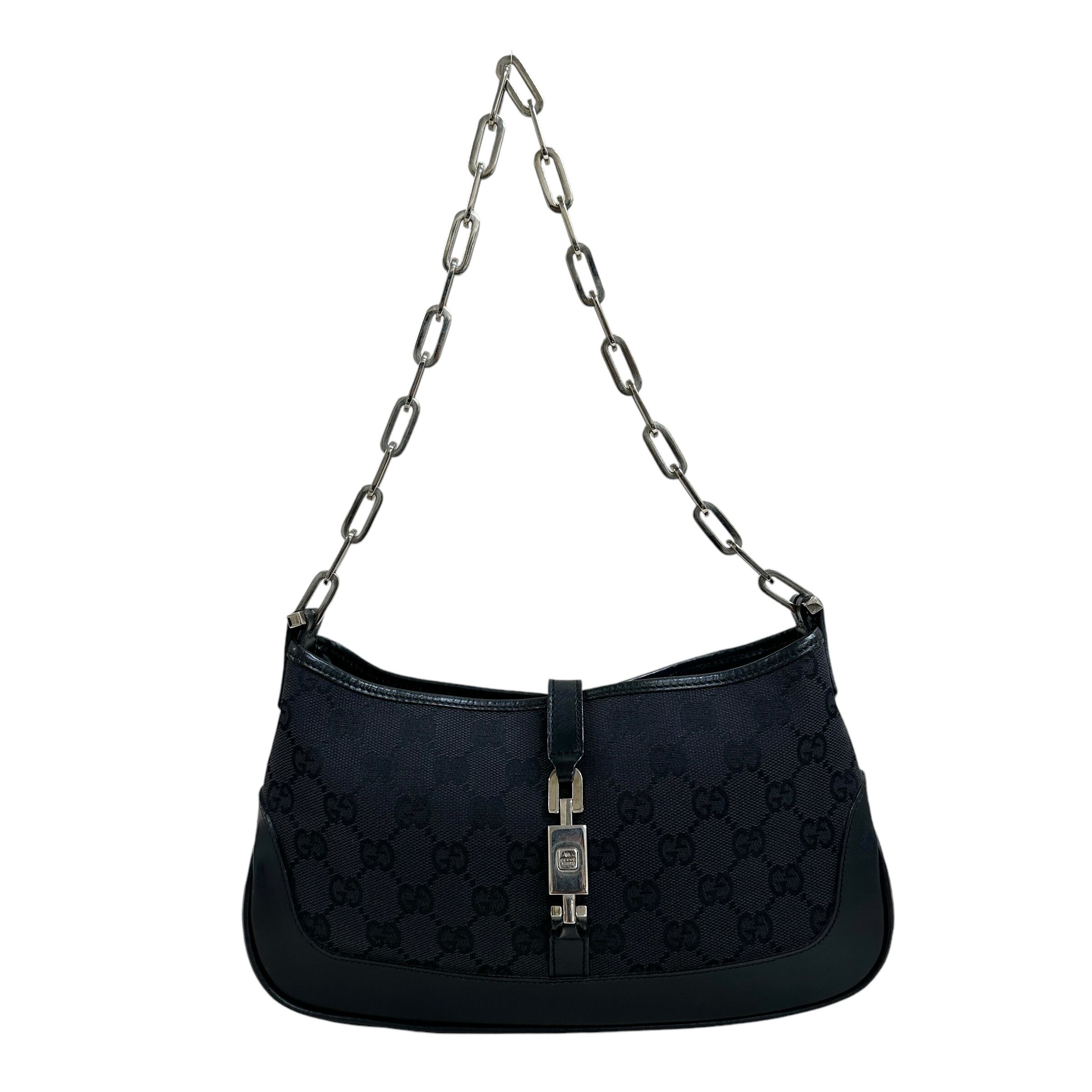 GUCCI グッチ 002058 GG柄 ワンショルダーバッグ ブラック 9473-202301 