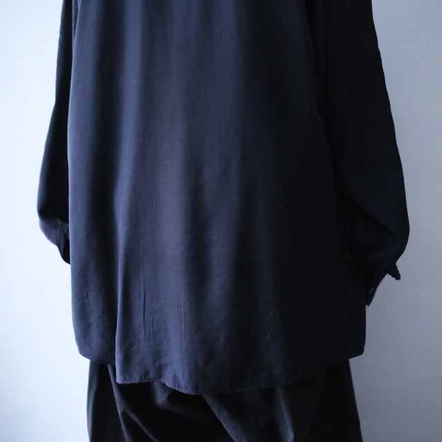 "刺繍" multi color art design fry-front minimal mode shirt