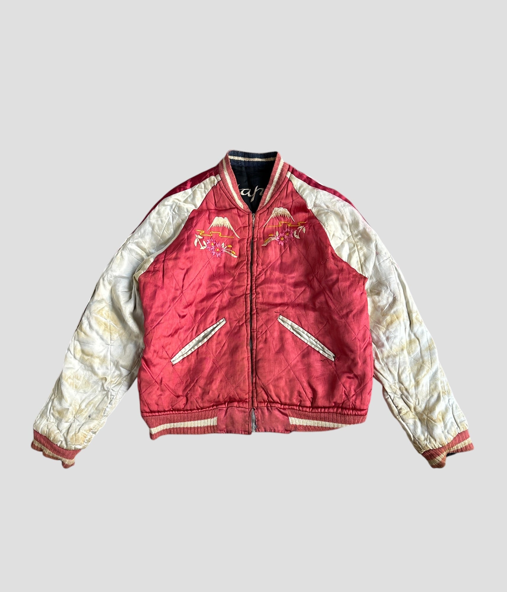 50s ビンテージ スカジャン vintage souvenir jacket（スカジャン- 50s  