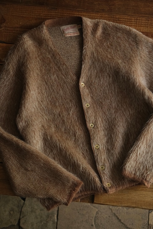 Utah／50's-60's Mohair65% Wool35% cardigan