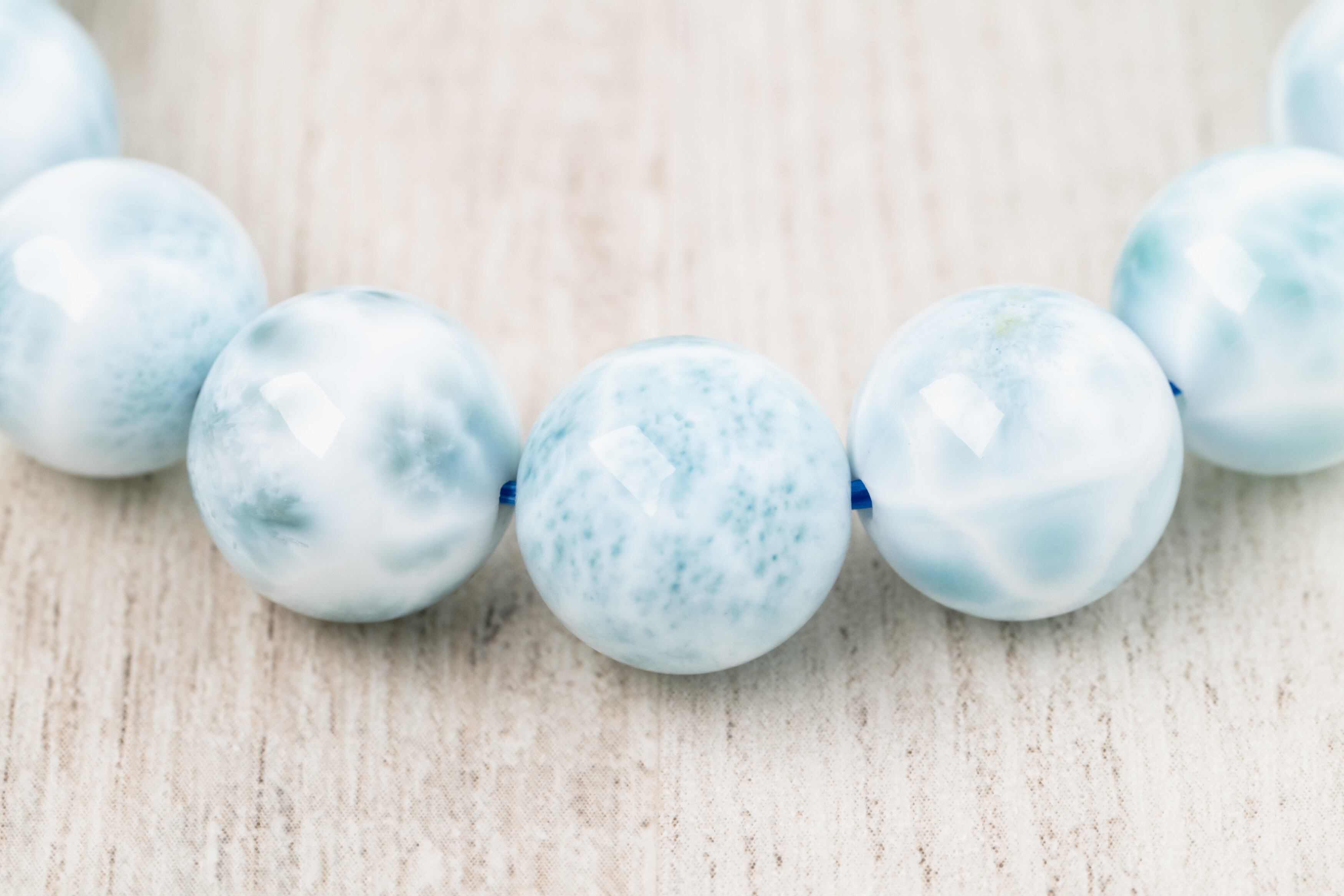 限定価格　ラリマー ◇一点物◇ラリマー 13.5mmブレスレット | 天然石専門店