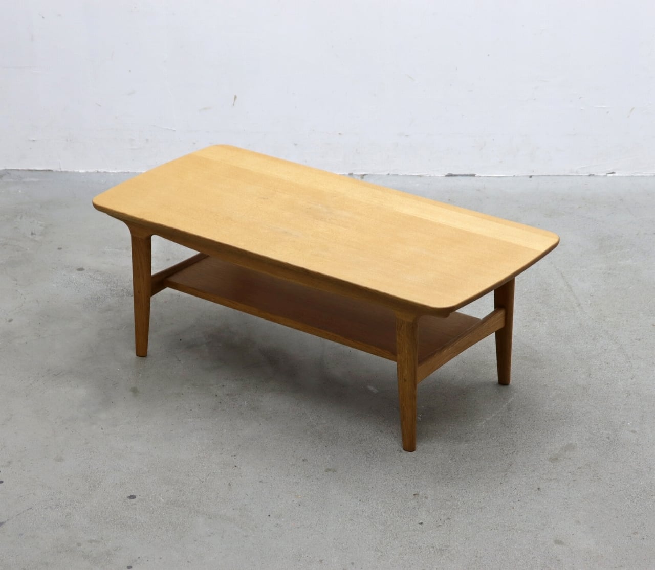 起立木工 Nora ノーラ オーク無垢材 ナチュラル モダン センターテーブル コーヒーテーブル PKK13102