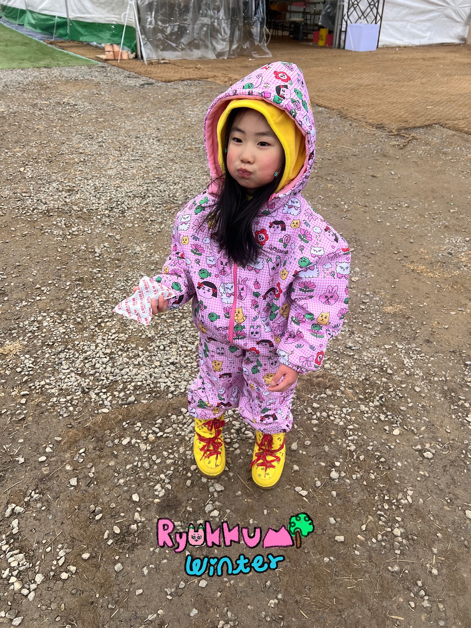 ソリセット（PINK/Sサイズのみ） | RYOKKUMi.りょくみ/韓国子供服