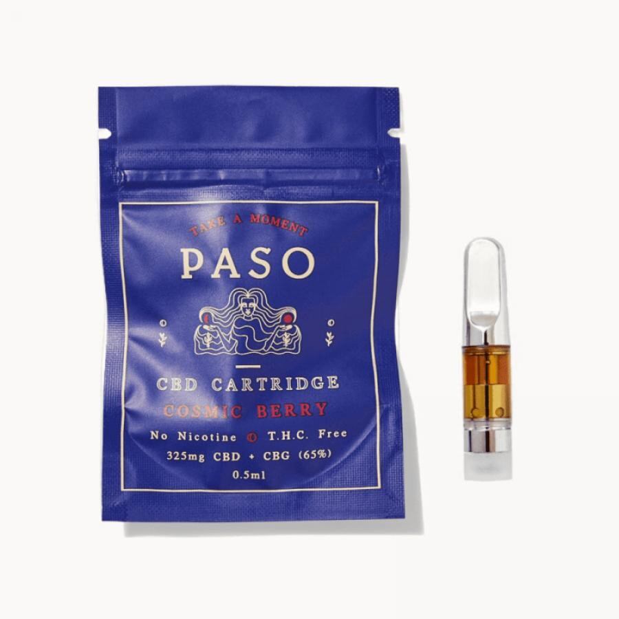 <PASO>CBD VAPE CARTRIDGE / 300mg (60% CBD + CBG + CBC) / COSMIC BERRY