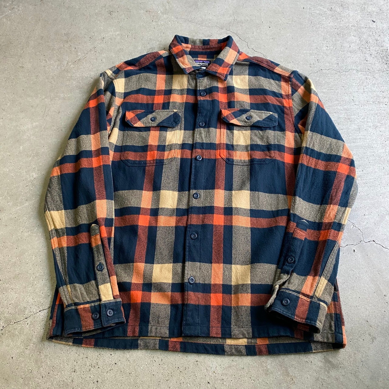 Patagonia パタゴニア オーガニックコットン フランネルシャツ 