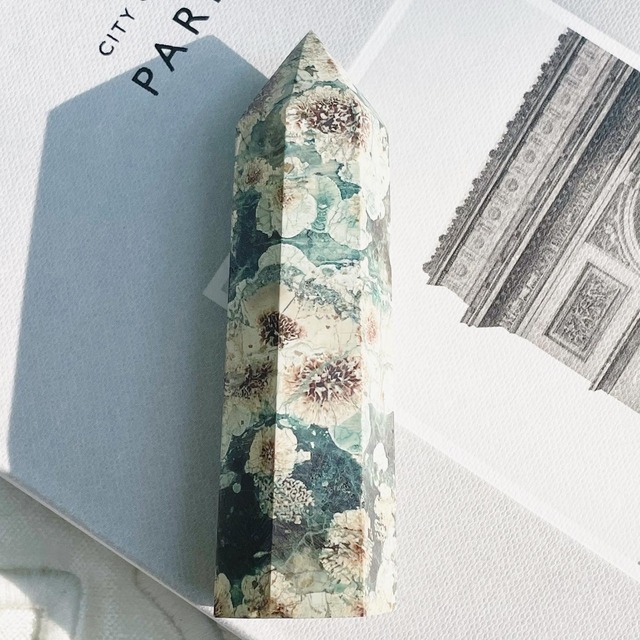 Green Flower Jasper Point 12