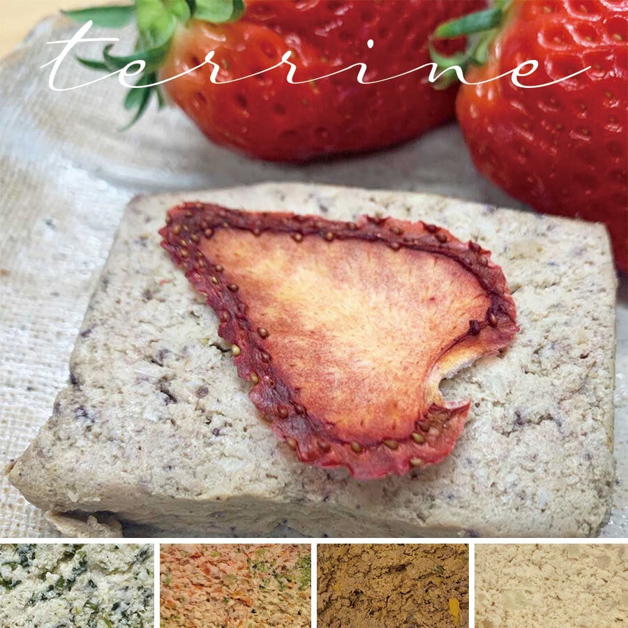 \sale/*冷凍*わんこうのテリーヌ【梨とお豆腐とチキン】【チキンといちご】(手作り テリーヌ terrine 犬のおやつ 猫のおやつ ご褒美 バースデー 誕生日 パーティ お祝い 無添加 冷凍配送) 【Wanfood BULAN】
