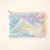 墨流しポーチ 〔nodoka〕ピーコックくずし柄